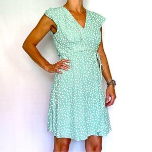 Gilli printed wrap dress